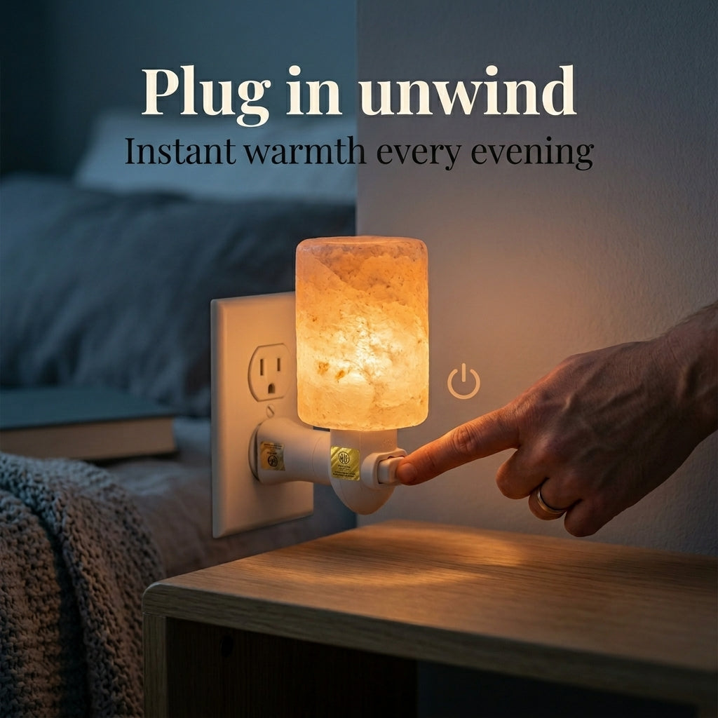 Himalayan Salt Night Light (Cylinder)
