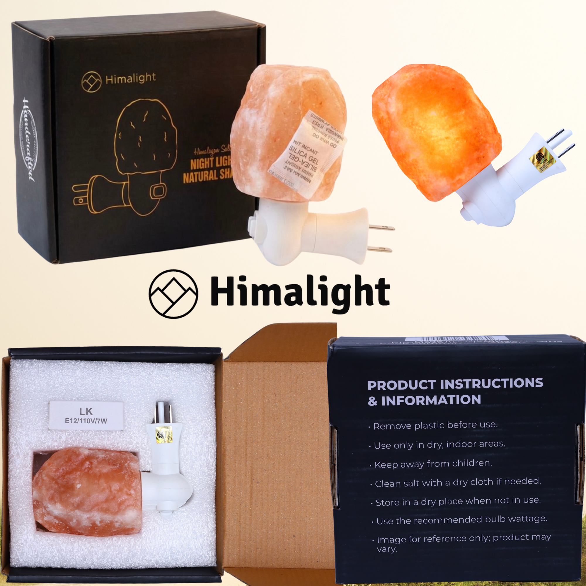 Himalayan Salt Night Light (Natural)