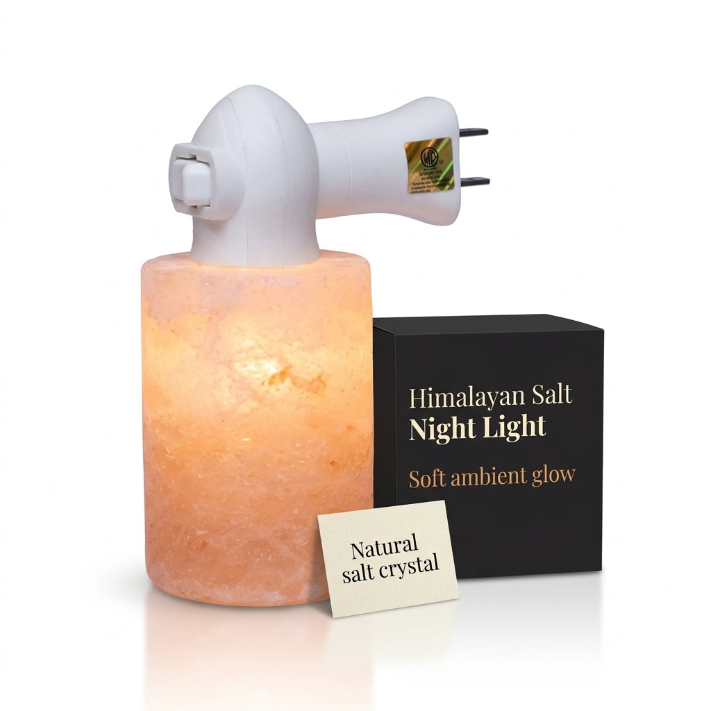 Himalayan Salt Night Light (Cylinder)