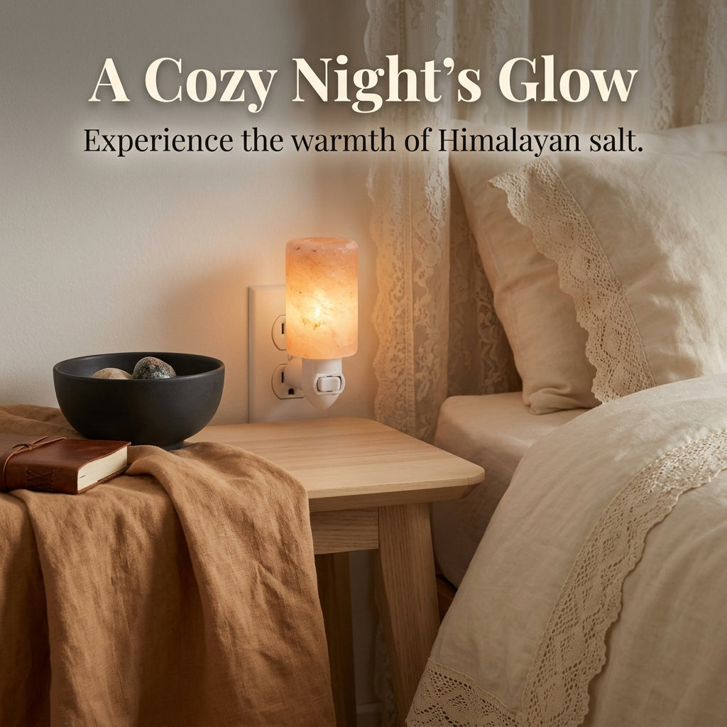 Himalayan Salt Night Light (Cylinder)