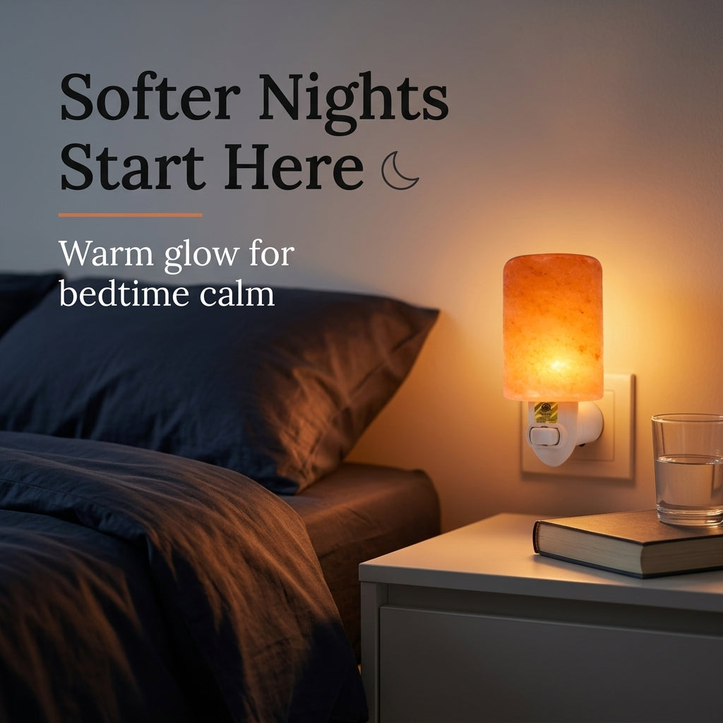 Himalayan Salt Night Light (Cylinder)