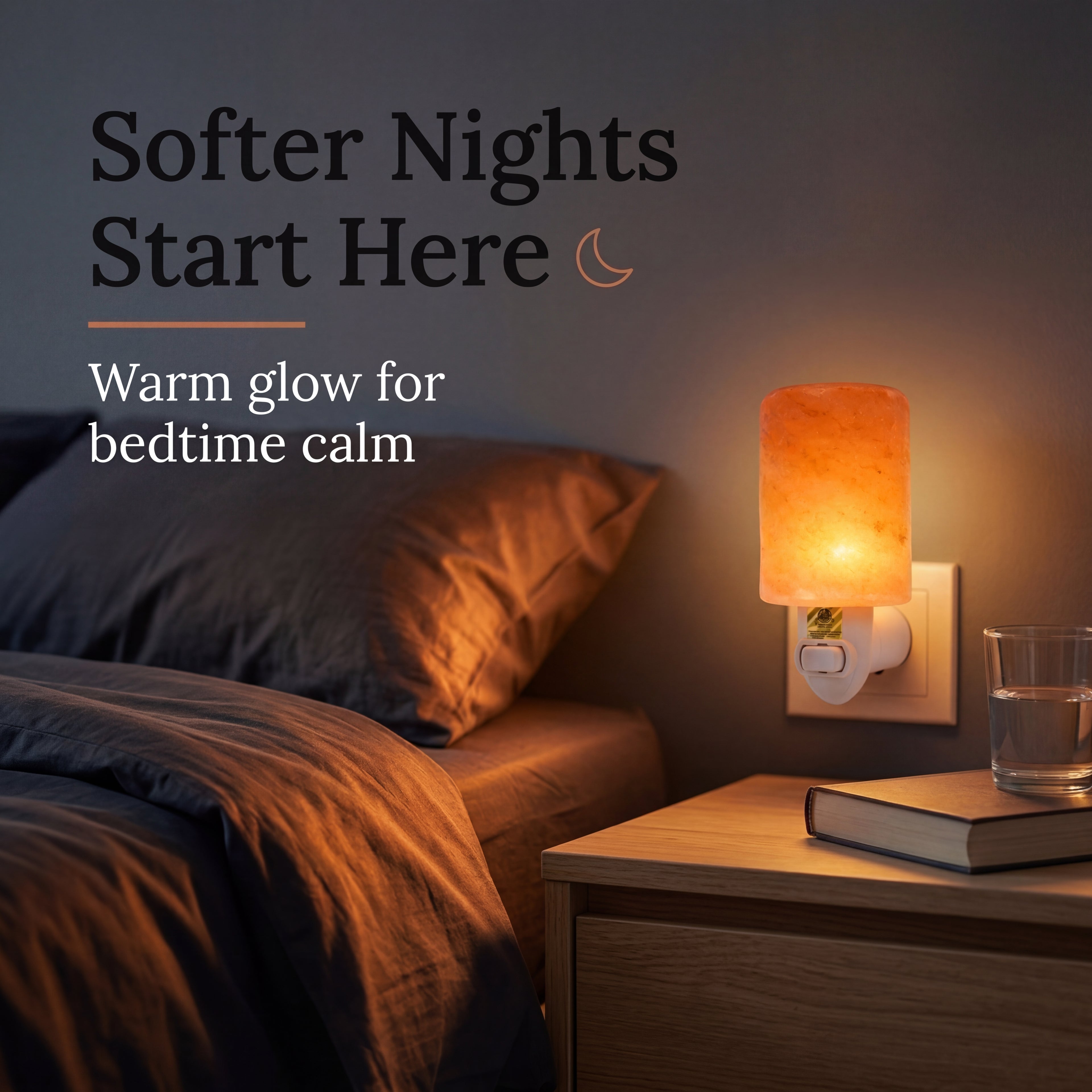 Himalayan Salt Night Light (Cylinder)